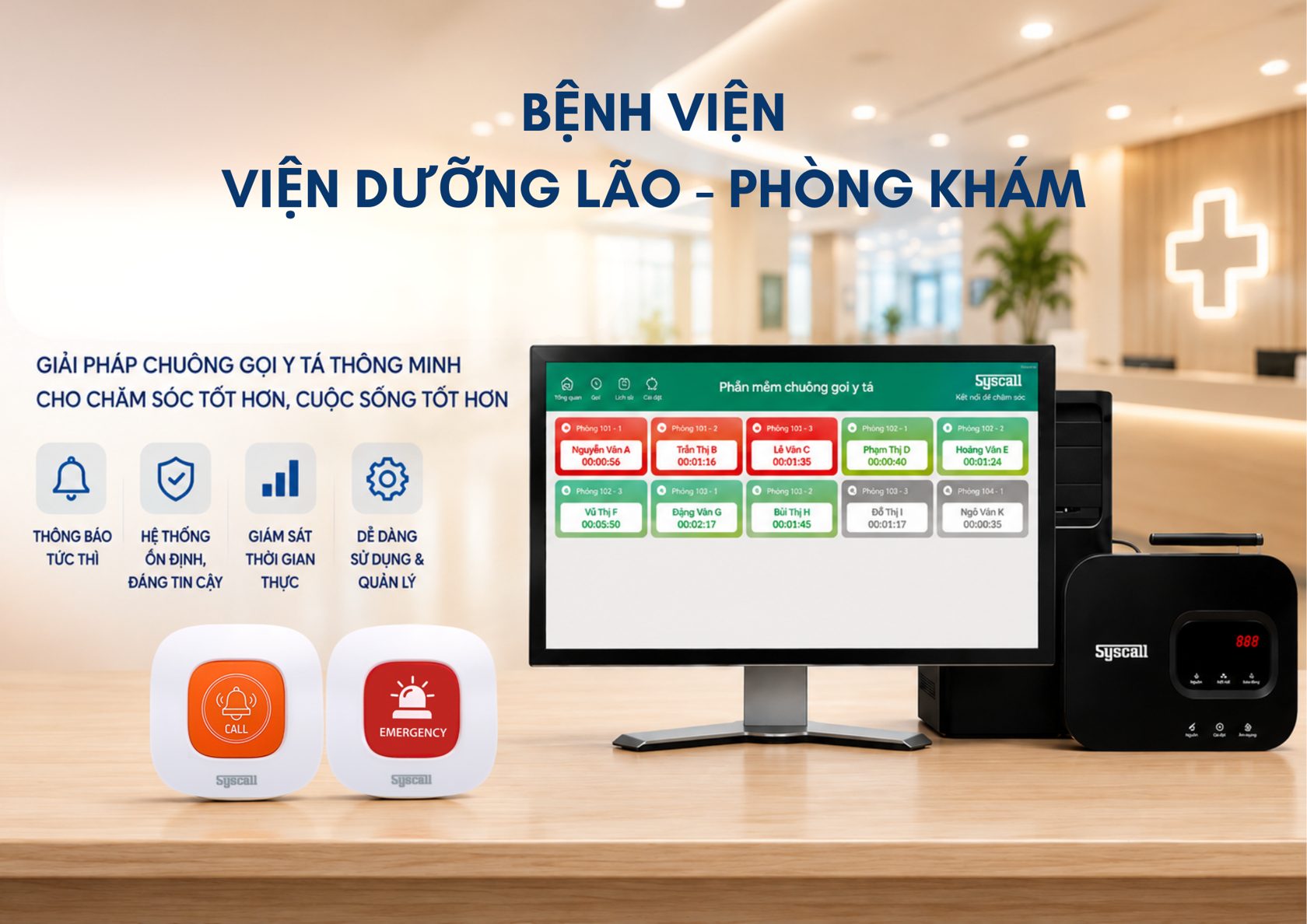 Giải pháp chuông gọi y tá